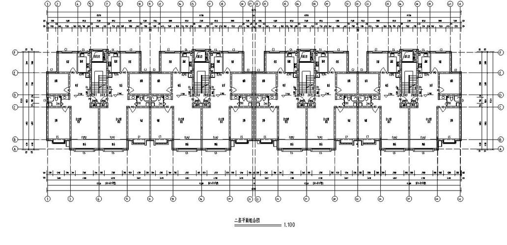 [宁夏]六层砖混结构住宅建筑施工图(含多套方案及效果图...施工图下载